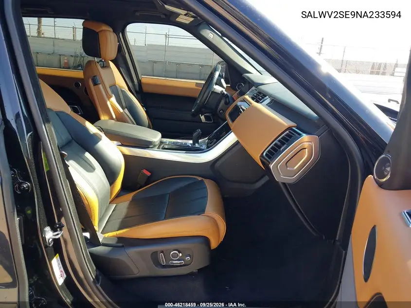 2022 LAND ROVER RANGE ROVER SPORT VIN SALWV2SE9NA233594 — фото 5