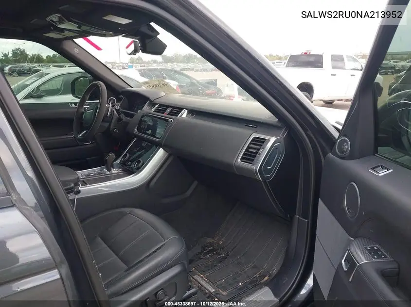 2022 LAND ROVER RANGE ROVER SPORT VIN SALWS2RU0NA213952 — фото 5