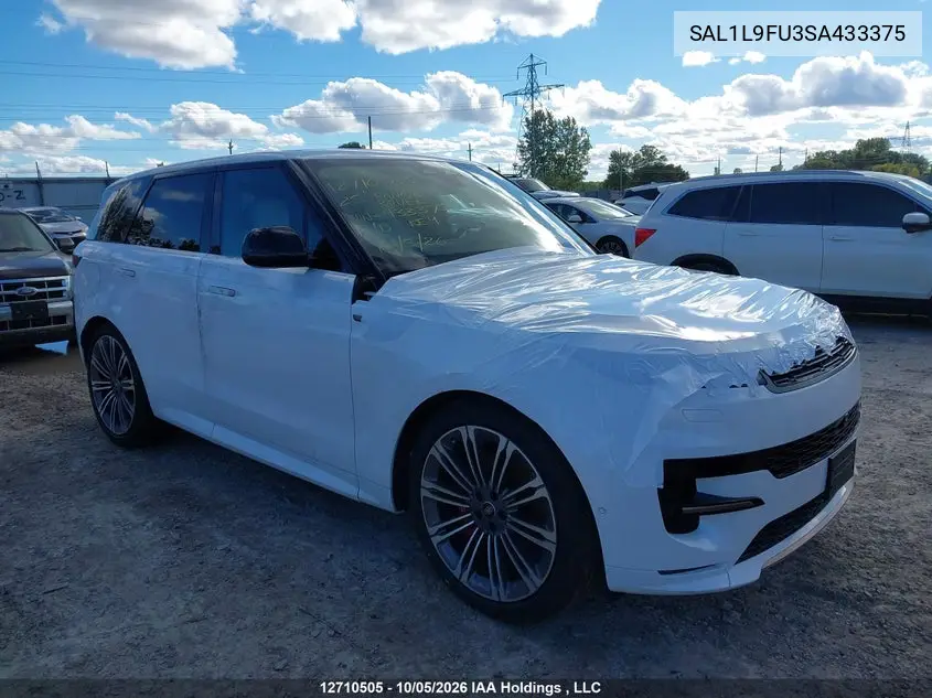 LAND ROVER RANGE ROVER SPORT 2025, VIN SAL1L9FU3SA433375