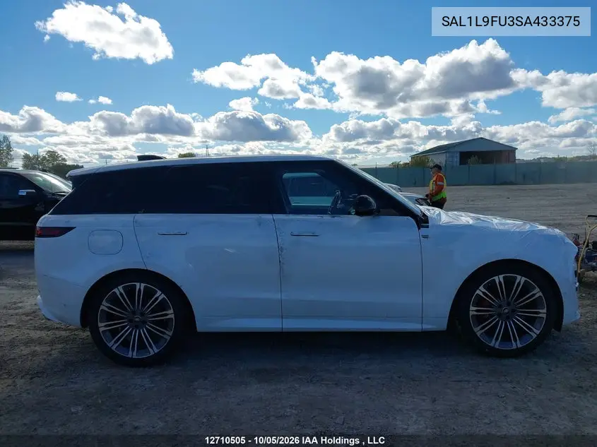 2025 LAND ROVER RANGE ROVER SPORT VIN SAL1L9FU3SA433375 — фото 13