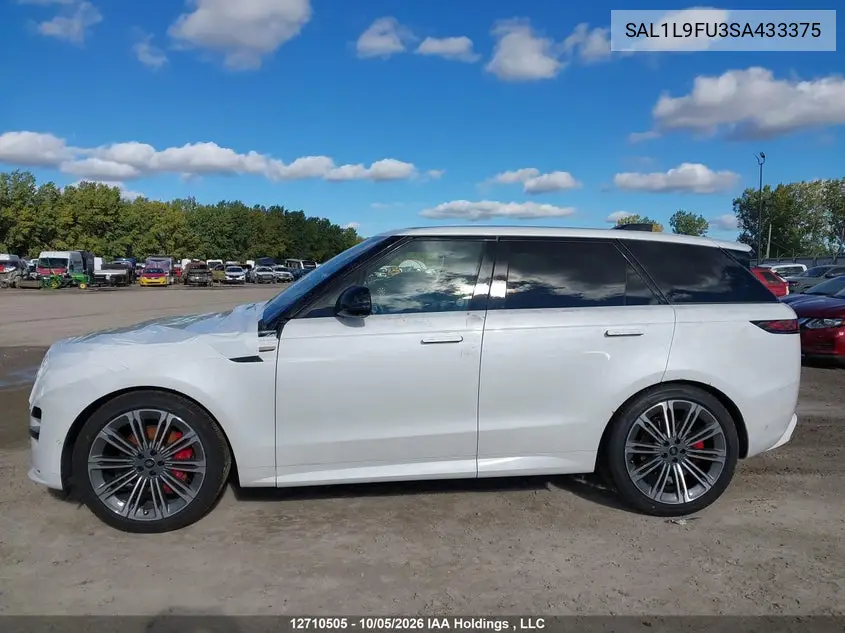 2025 LAND ROVER RANGE ROVER SPORT VIN SAL1L9FU3SA433375 — фото 14