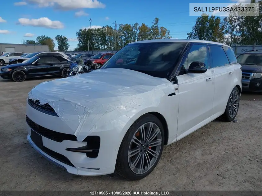 2025 LAND ROVER RANGE ROVER SPORT VIN SAL1L9FU3SA433375 — фото 2