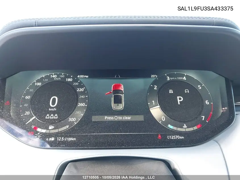 2025 LAND ROVER RANGE ROVER SPORT VIN SAL1L9FU3SA433375 — фото 7