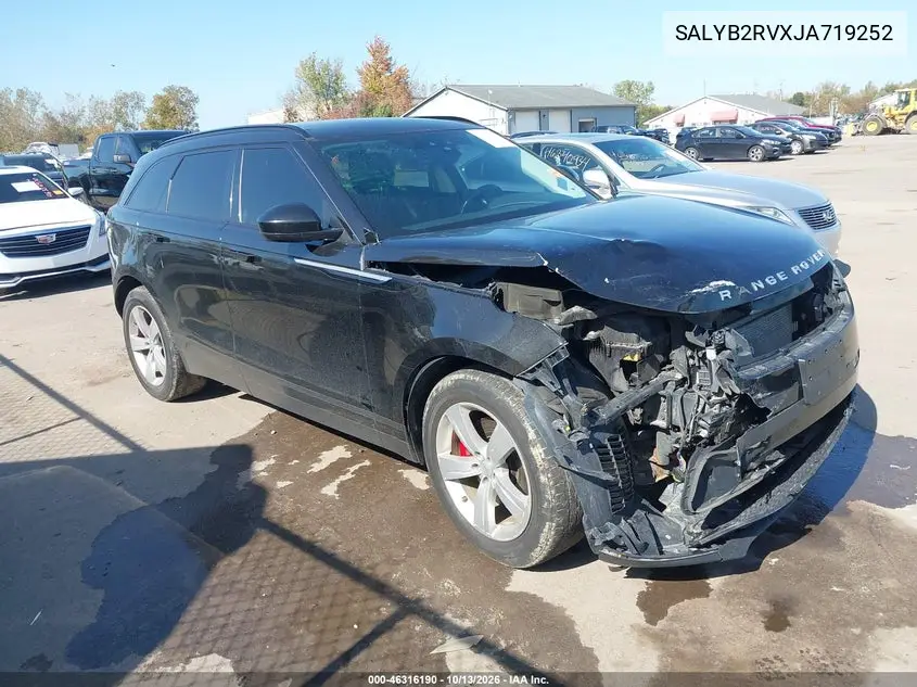 LAND ROVER RANGE ROVER VELAR 2018, VIN SALYB2RVXJA719252