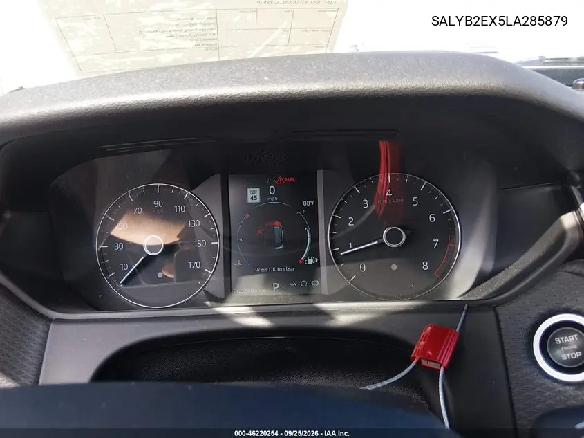 2020 LAND ROVER RANGE ROVER VELAR VIN SALYB2EX5LA285879 — фото 7