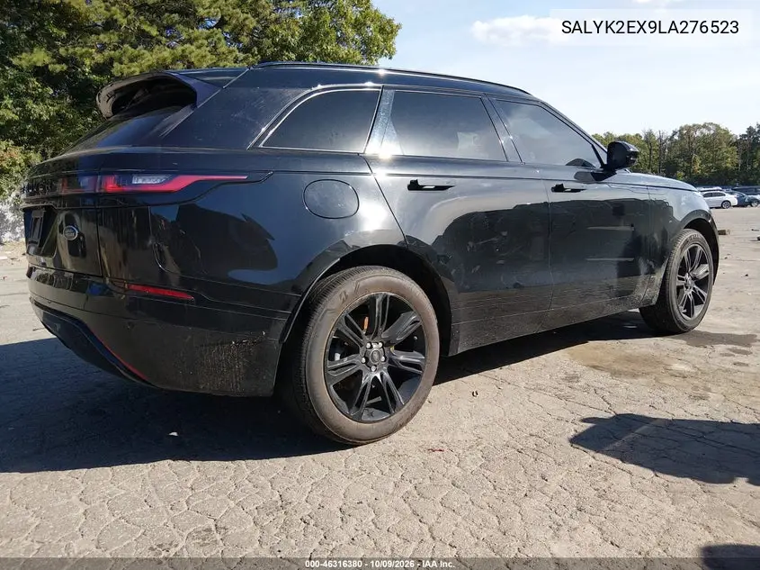 2020 LAND ROVER RANGE ROVER VELAR VIN SALYK2EX9LA276523 — фото 4