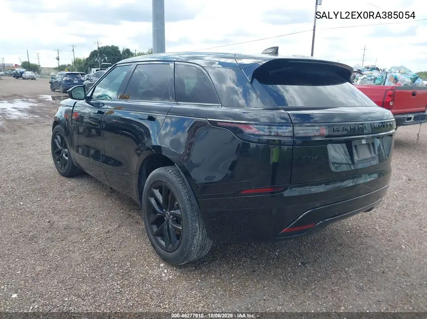 2024 LAND ROVER RANGE ROVER VELAR VIN SALYL2EX0RA385054 — фото 3