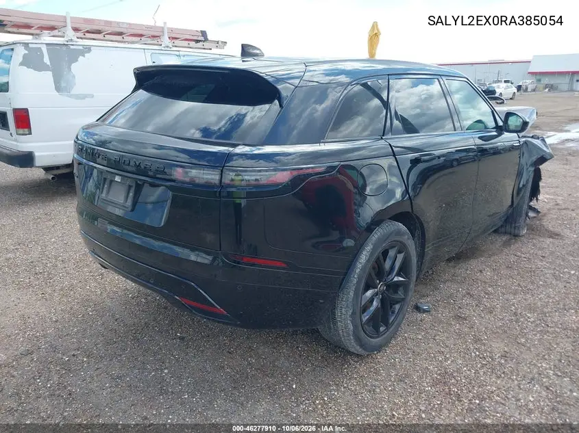 2024 LAND ROVER RANGE ROVER VELAR VIN SALYL2EX0RA385054 — фото 4