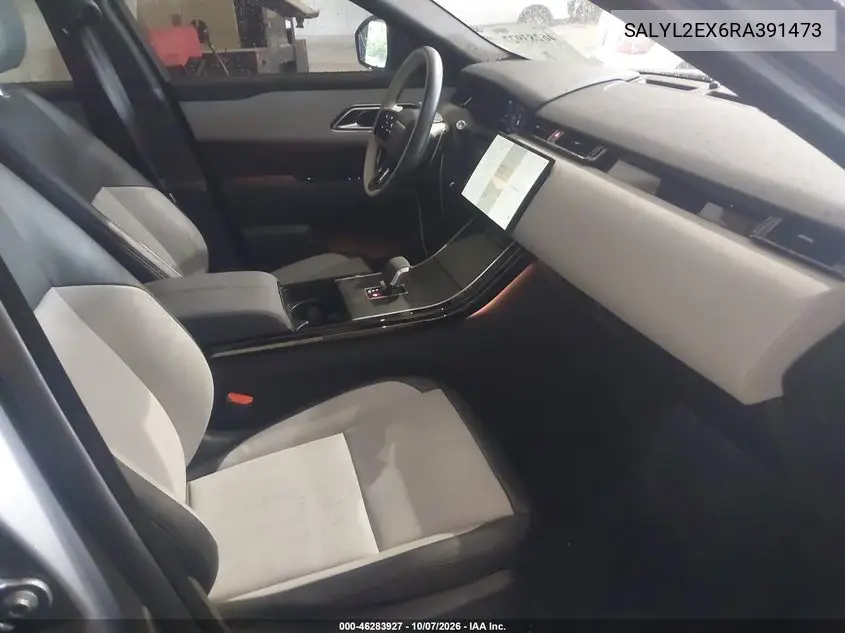 2024 LAND ROVER RANGE ROVER VELAR VIN SALYL2EX6RA391473 — фото 5