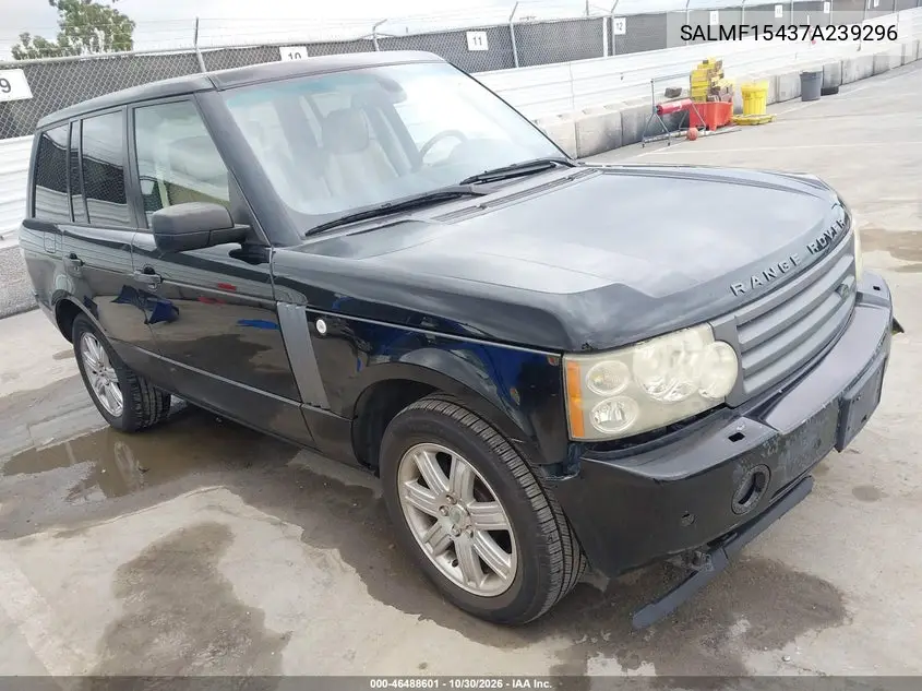 LAND ROVER RANGE ROVER 2007, VIN SALMF15437A239296