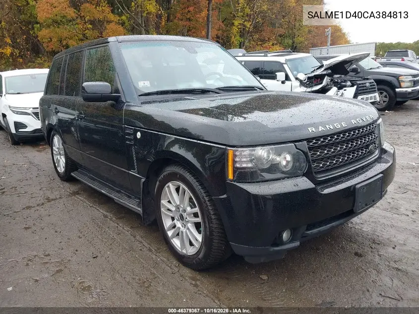 LAND ROVER RANGE ROVER 2012, VIN SALME1D40CA384813
