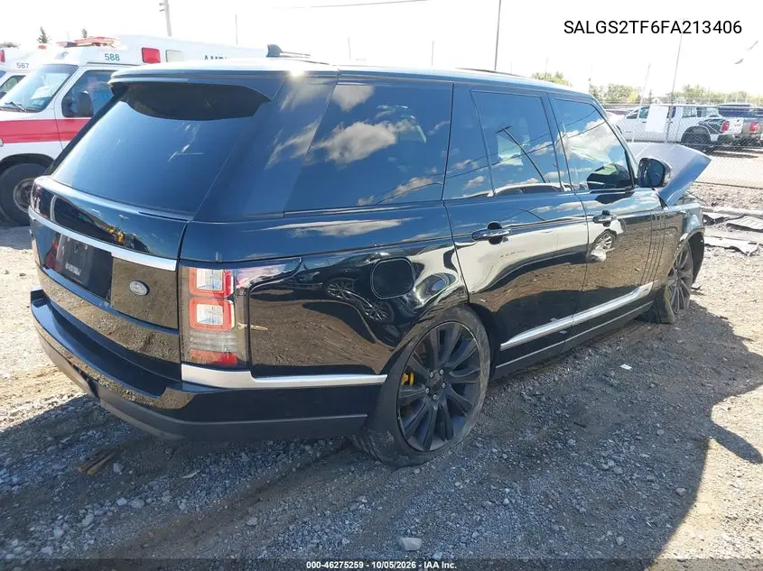 2015 LAND ROVER RANGE ROVER VIN SALGS2TF6FA213406 — фото 4