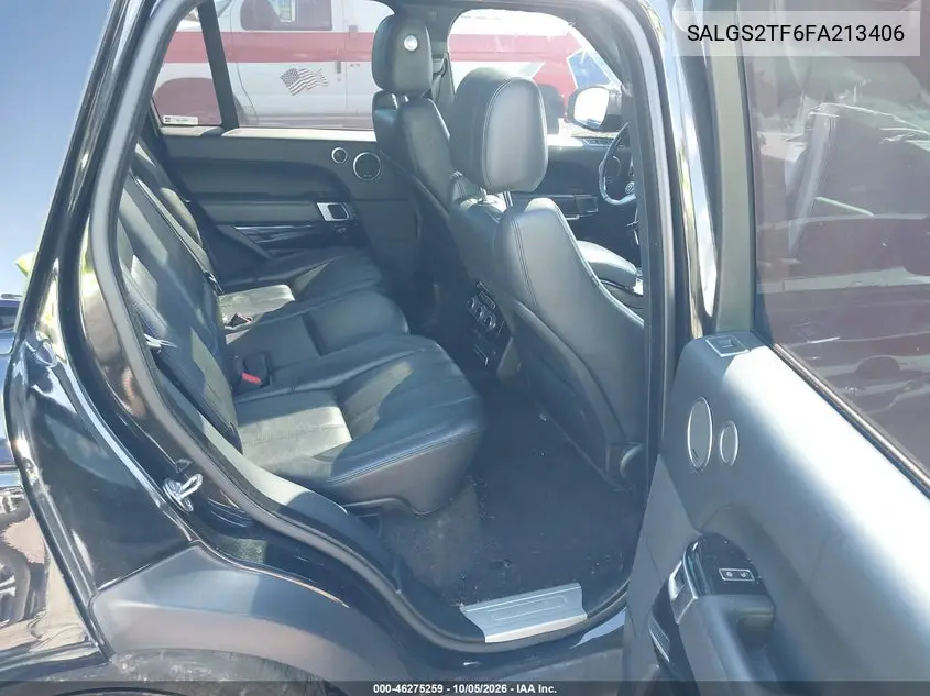 2015 LAND ROVER RANGE ROVER VIN SALGS2TF6FA213406 — фото 8