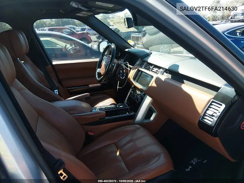 2015 LAND ROVER RANGE ROVER VIN SALGV2TF6FA214630 — фото 5
