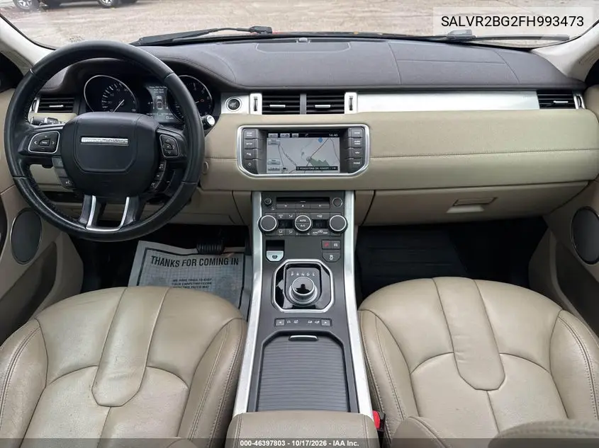 2015 LAND ROVER RANGE ROVER VIN SALVR2BG2FH993473 — фото 6