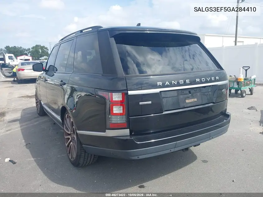 2016 LAND ROVER RANGE ROVER VIN SALGS3EF5GA284410 — фото 3