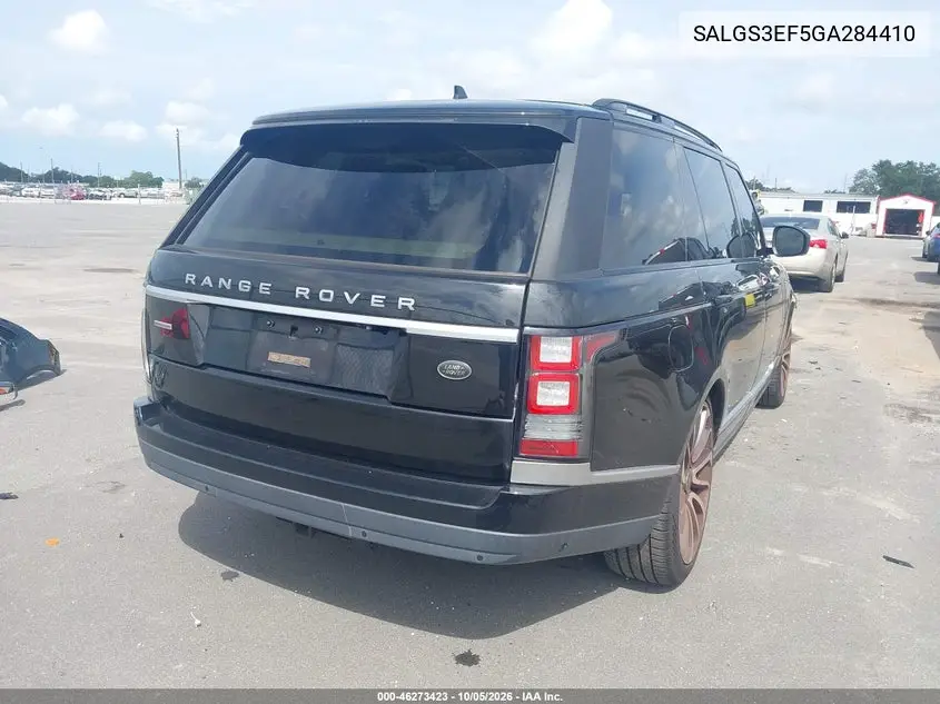 2016 LAND ROVER RANGE ROVER VIN SALGS3EF5GA284410 — фото 4