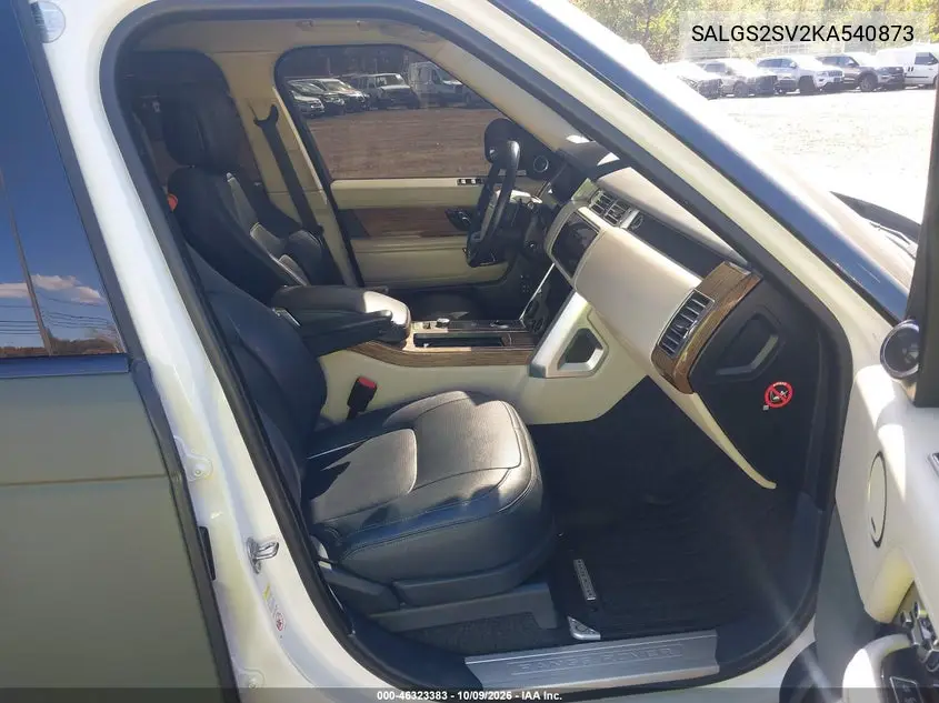2019 LAND ROVER RANGE ROVER VIN SALGS2SV2KA540873 — фото 5