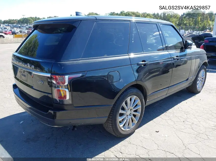 2019 LAND ROVER RANGE ROVER VIN SALGS2SV4KA529857 — фото 4
