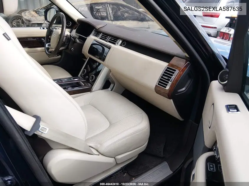 2020 LAND ROVER RANGE ROVER VIN SALGS2SEXLA587635 — фото 5