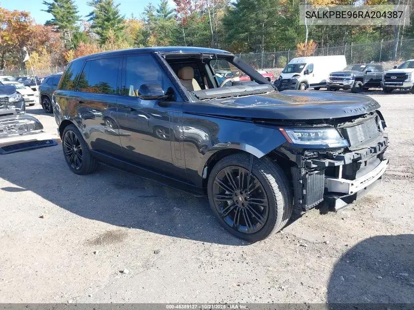 LAND ROVER RANGE ROVER 2024, VIN SALKPBE96RA204387