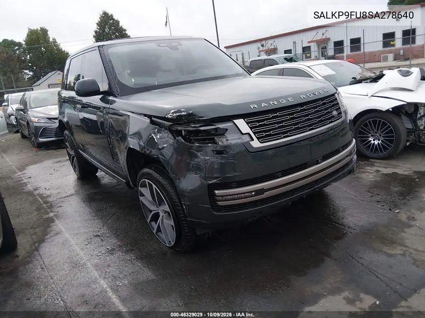 LAND ROVER RANGE ROVER 2025, VIN SALKP9FU8SA278640