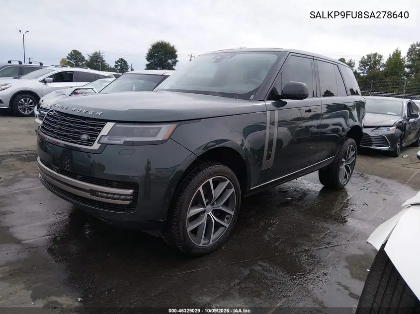 2025 LAND ROVER RANGE ROVER VIN SALKP9FU8SA278640 — фото 2