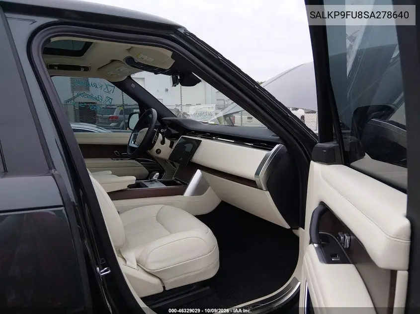2025 LAND ROVER RANGE ROVER VIN SALKP9FU8SA278640 — фото 5