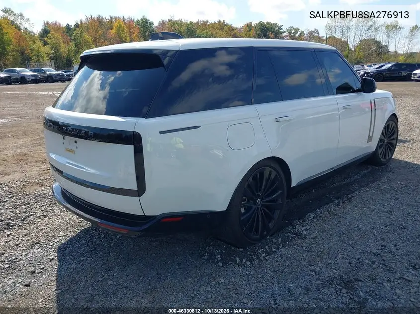 2025 LAND ROVER RANGE ROVER VIN SALKPBFU8SA276913 — фото 4