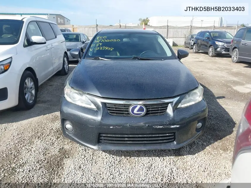 2011 LEXUS CT VIN JTHKD5BH5B2033403 — фото 11