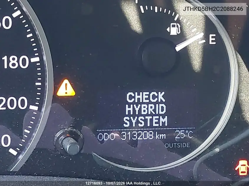 2012 LEXUS CT VIN JTHKD5BH2C2088246 — фото 16
