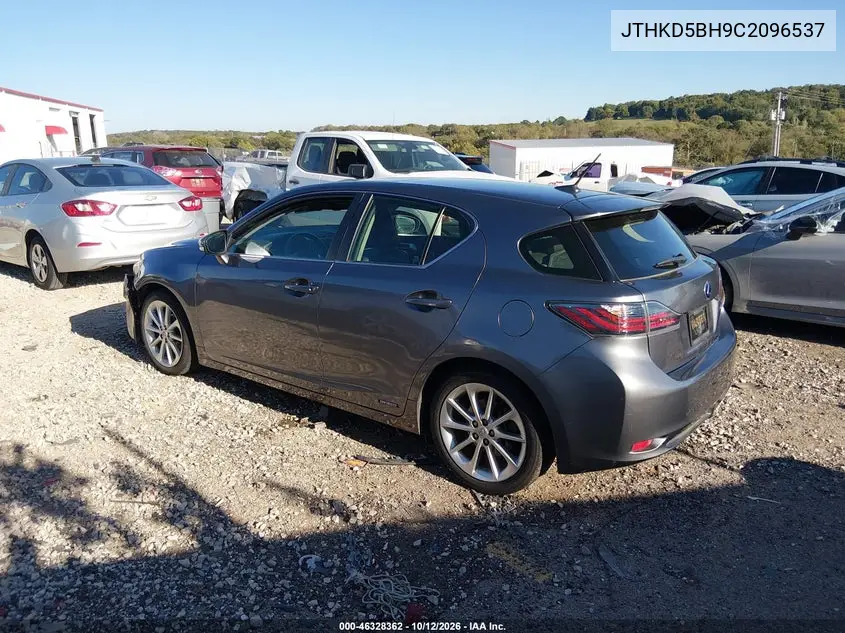 2012 LEXUS CT VIN JTHKD5BH9C2096537 — фото 3