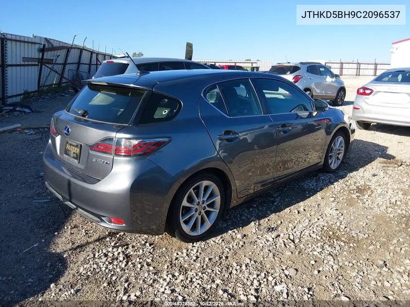 2012 LEXUS CT VIN JTHKD5BH9C2096537 — фото 4