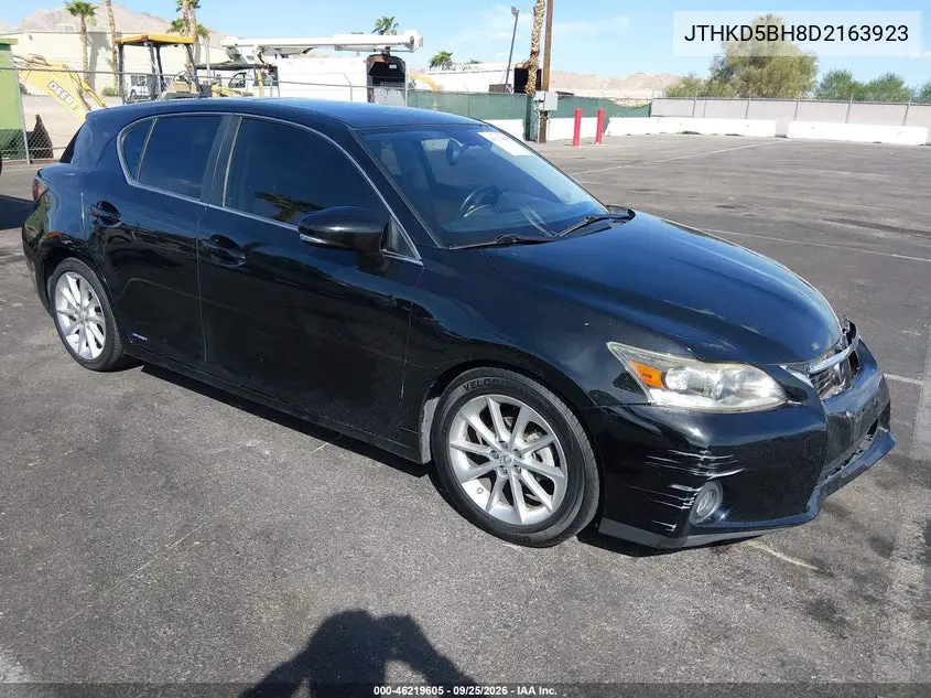 LEXUS CT 2013, VIN JTHKD5BH8D2163923
