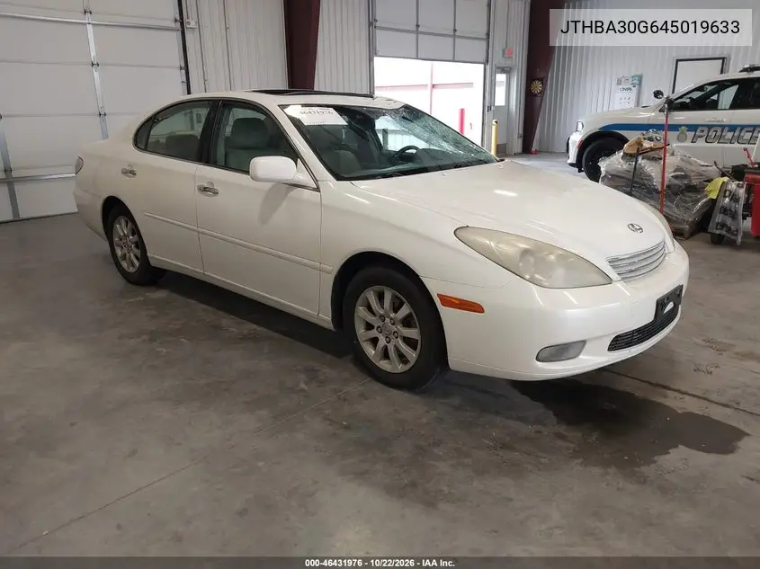 LEXUS ES 2004, VIN JTHBA30G645019633
