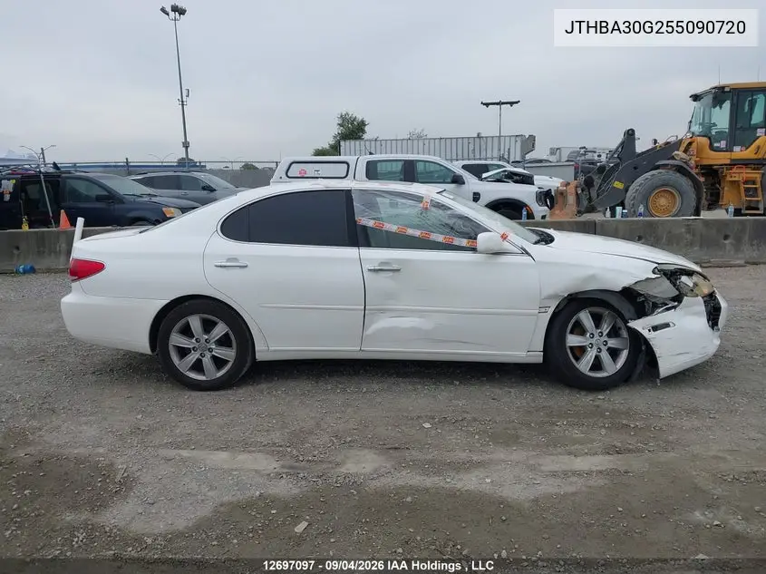 2005 LEXUS ES VIN JTHBA30G255090720 — фото 13