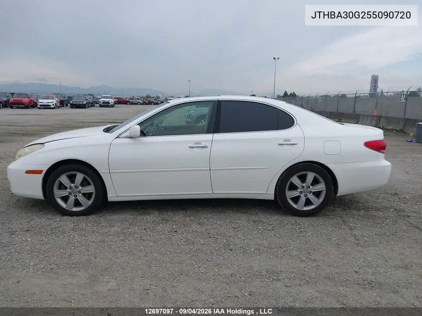 2005 LEXUS ES VIN JTHBA30G255090720 — фото 14