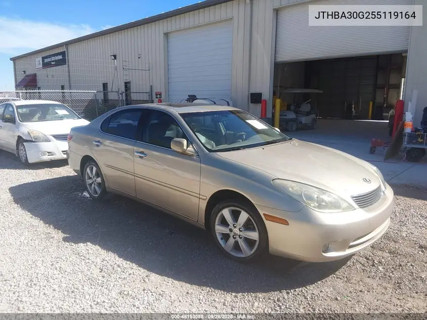 LEXUS ES 2005, VIN JTHBA30G255119164