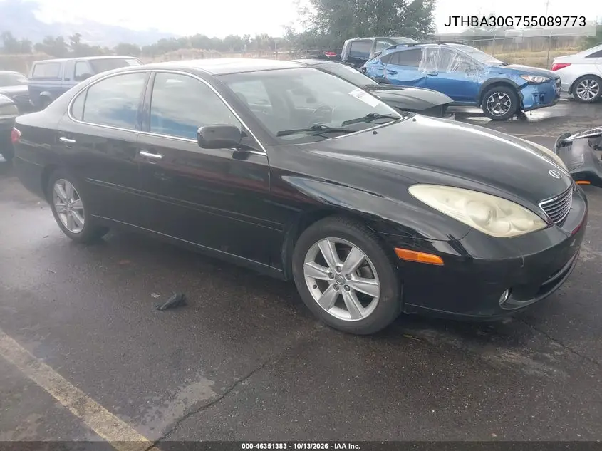 LEXUS ES 2005, VIN JTHBA30G755089773