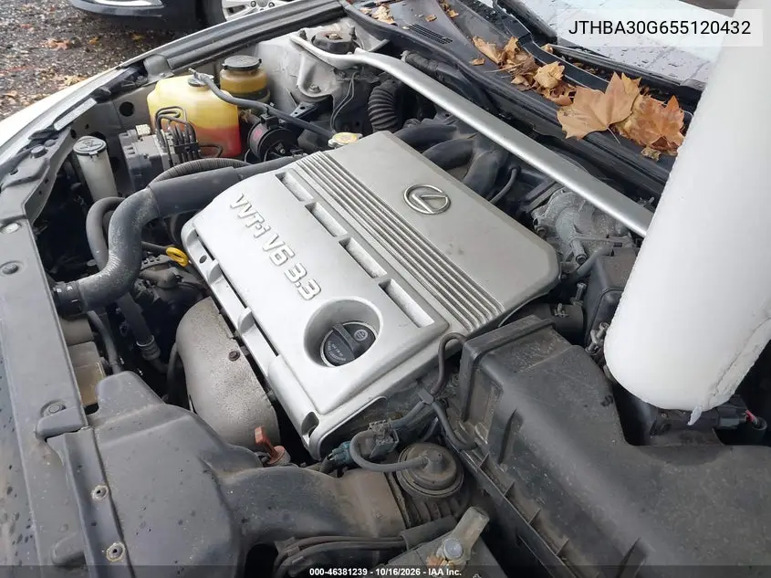 2005 LEXUS ES VIN JTHBA30G655120432 — фото 10