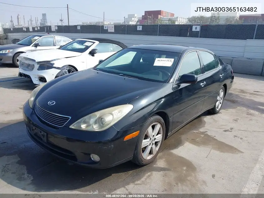 2006 LEXUS ES VIN JTHBA30G365163482 — фото 2