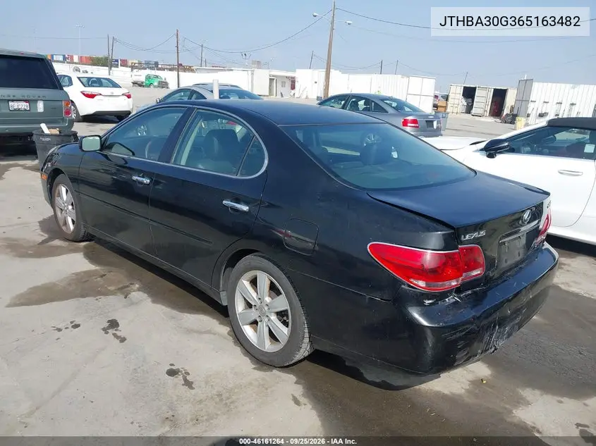2006 LEXUS ES VIN JTHBA30G365163482 — фото 3