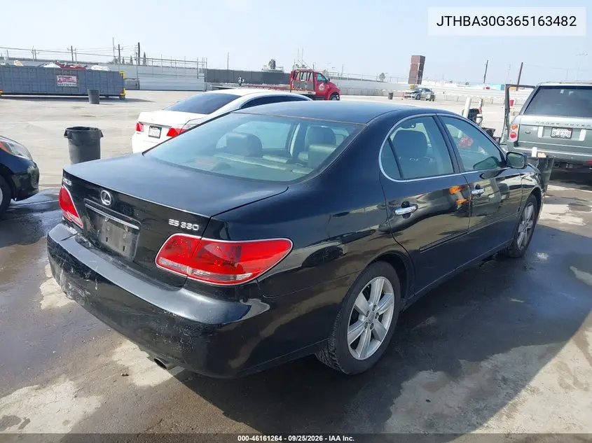 2006 LEXUS ES VIN JTHBA30G365163482 — фото 4