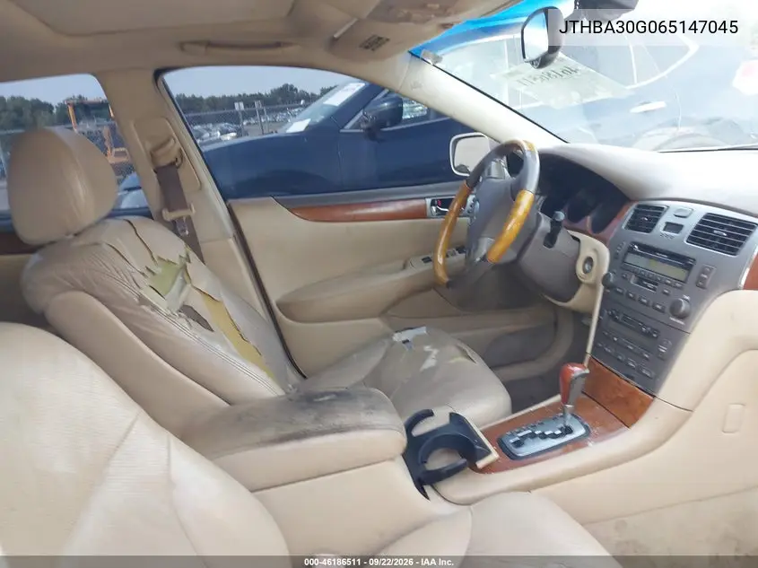 2006 LEXUS ES VIN JTHBA30G065147045 — фото 5