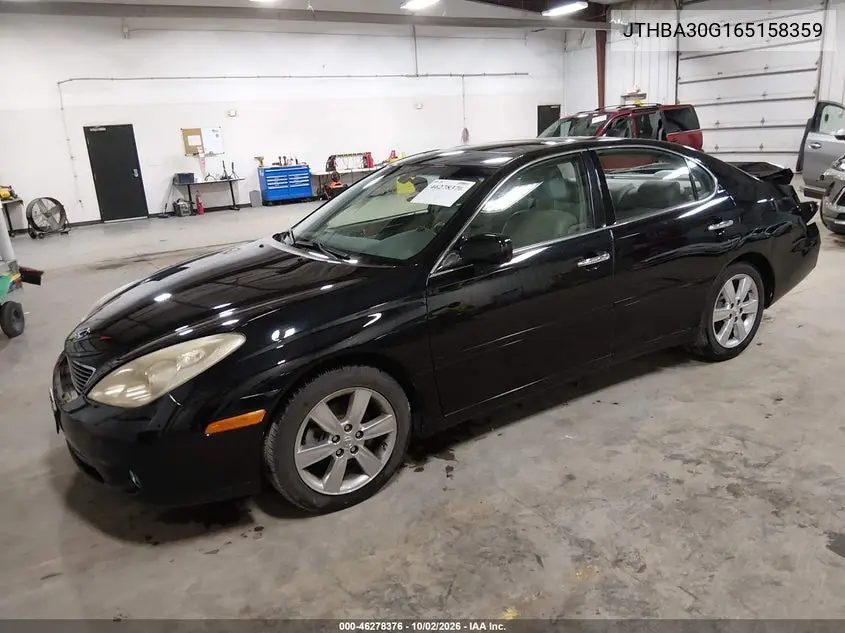 2006 LEXUS ES VIN JTHBA30G165158359 — фото 2