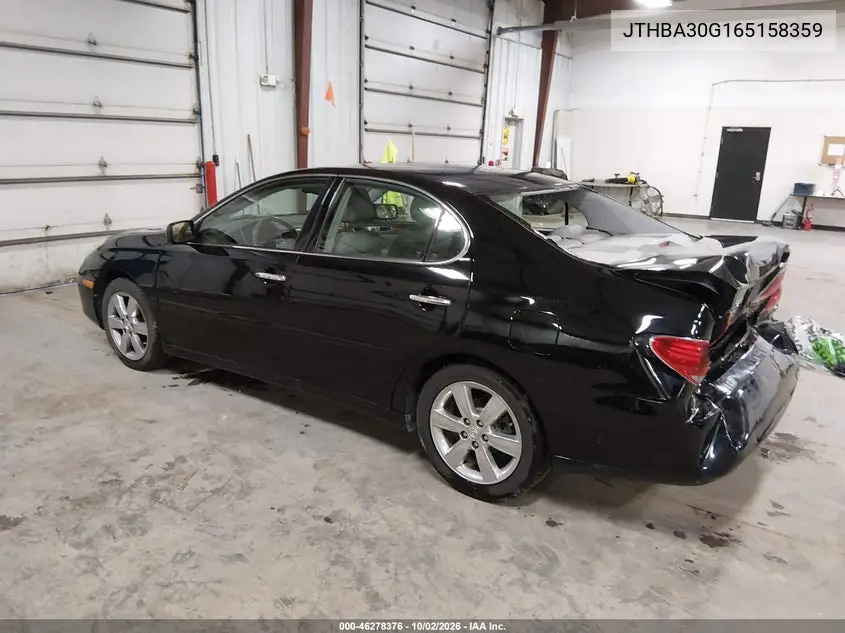 2006 LEXUS ES VIN JTHBA30G165158359 — фото 3