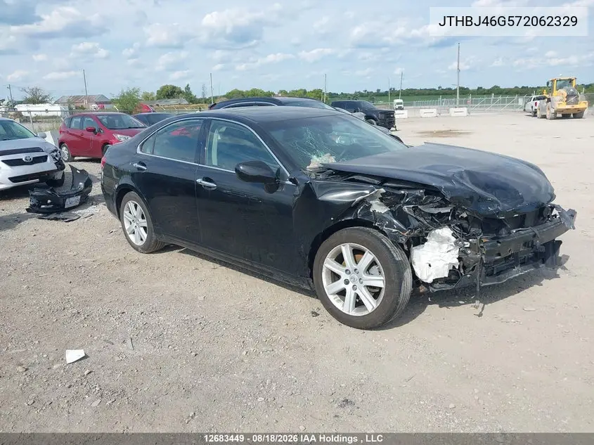 LEXUS ES 2007, VIN JTHBJ46G572062329