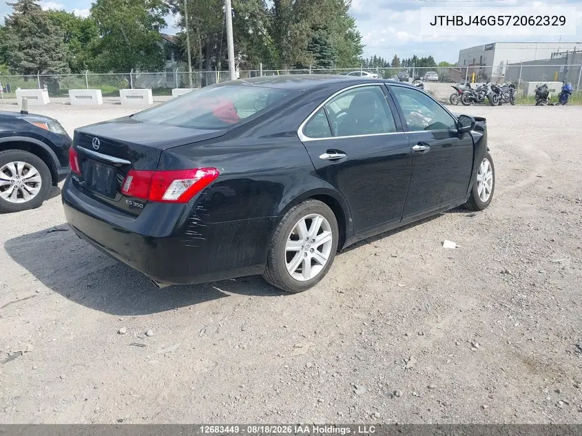 2007 LEXUS ES VIN JTHBJ46G572062329 — фото 4