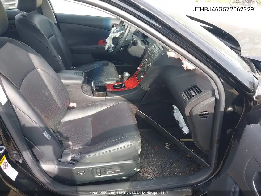 2007 LEXUS ES VIN JTHBJ46G572062329 — фото 5