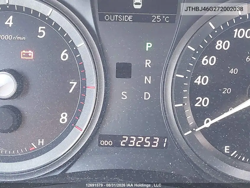 2007 LEXUS ES VIN JTHBJ46G272002038 — фото 14